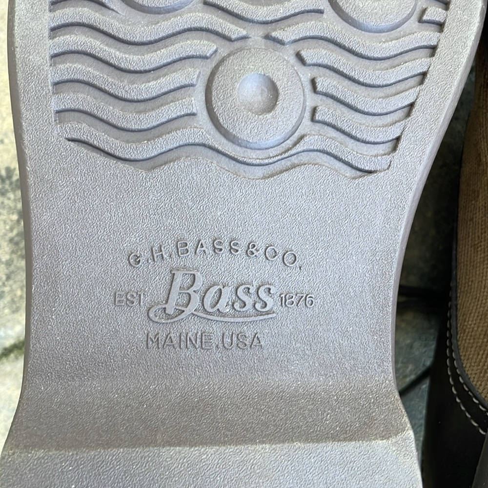 Mens Bass oxford tie shoes Size 11.5 - Picture 4 of 6